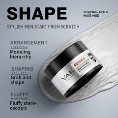 VAK Fashion Matte Finished Hair Styling Clay Wax 100g