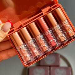 Color Castle Mini Bear Lip Gloss – Waterproof & Long-Lasting - 6 pcs