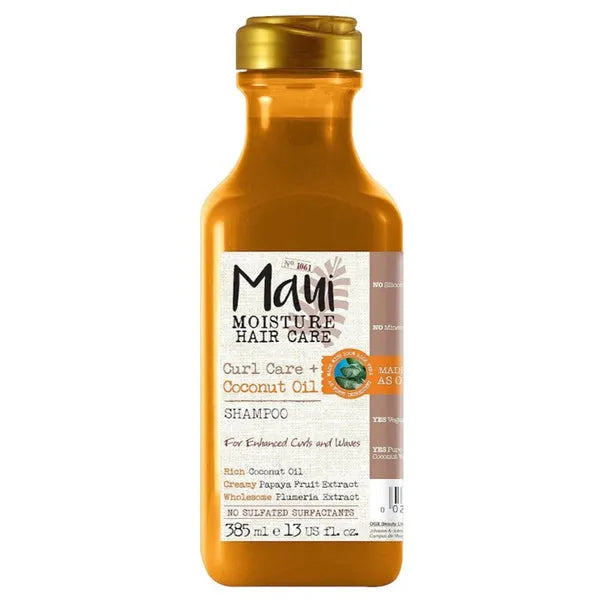 Maui Curl Care + Coconut Oil Shampoo Sulfate Free - 385ml