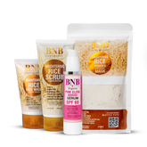 BNB Opulent Glow Bundle (Rice Extract Kit + Pink Glow SPF60 50ml)