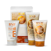 BNB Radiance Resurgence Bundle (Rice Extract Kit + Vitamin E SPF60 - 120ml)