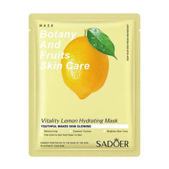 Sadoer Botany And Fruits Lemon Skin Beauty Face Sheet Mask - 25g