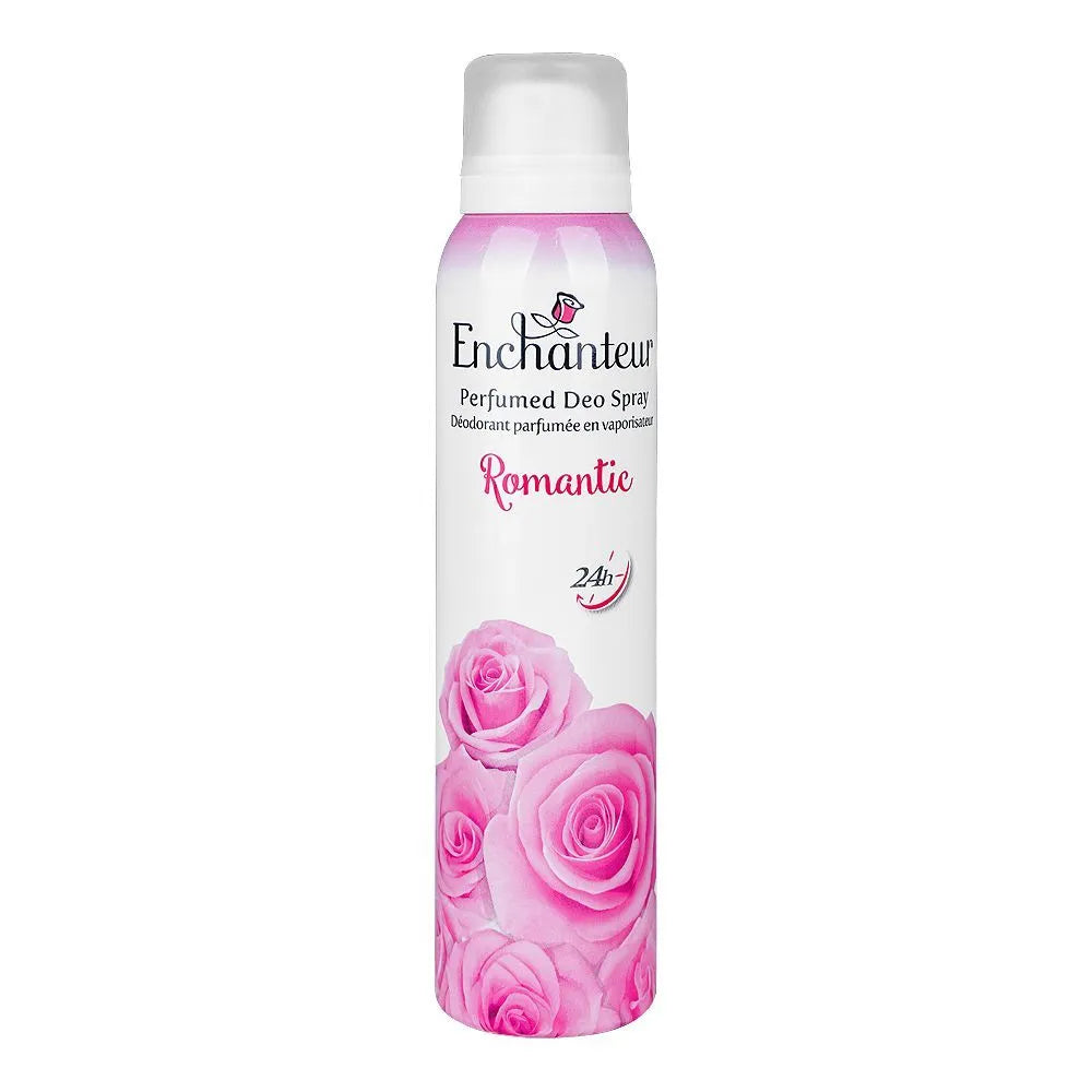 Enchanteur Romantic Perfumed Deodorant Spray, Anti-Perspirant, 24 Hours Lasting, For Women - 150ml