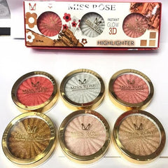 Miss Rose Highlighter - 6 Pcs