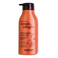 Beaver Luxliss Brazilian Therapy Keratin & Collagen Repairing Hair Care Shampoo - 500ml