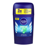 Nivea Fresh Kick Antiperspirant Deodorant Stick, 48 Hours Lasting, For Men - 50ml