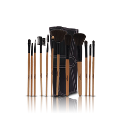 Glamorous Face 12 Piece Leather Brushset
