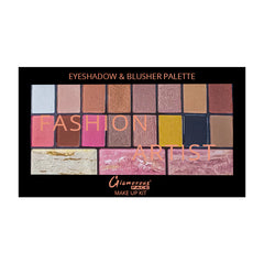 Glamorous Face Eyeshadow Palette 14 Shimmer, 2 Matte, Terracotta Blush, Highlighter 02