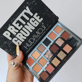18 color pretty grunge hudamoji eyeshadow palette