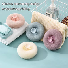 1PC Suction Bath Ball, Sunflower Exfoliating Body Scrubber