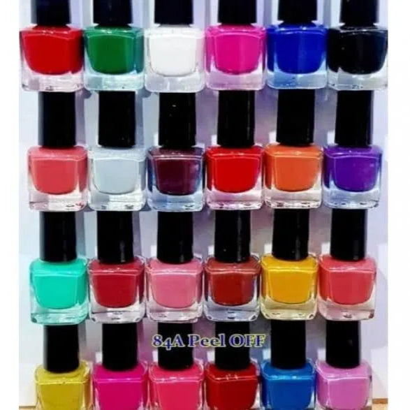 24 Color Peel Off Nail Polish