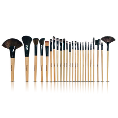 Glamorous Face 24 Piece Leather Brushset