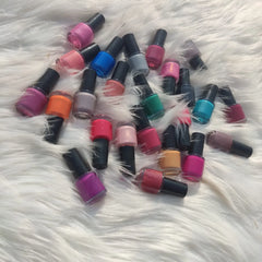 24 Pcs Mini Peel Off Nail Polish