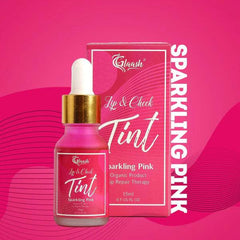 Glaash Lip Cheek Tint Water Based Sparkling Pink - 15ml