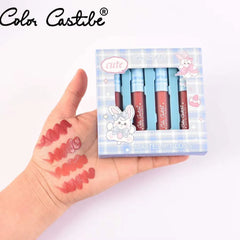 Color Castle Matte Lip Gloss - 4 Pcs