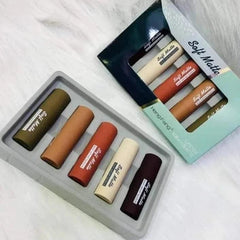 5Pcs Heng Fang Soft Matte Lipstick