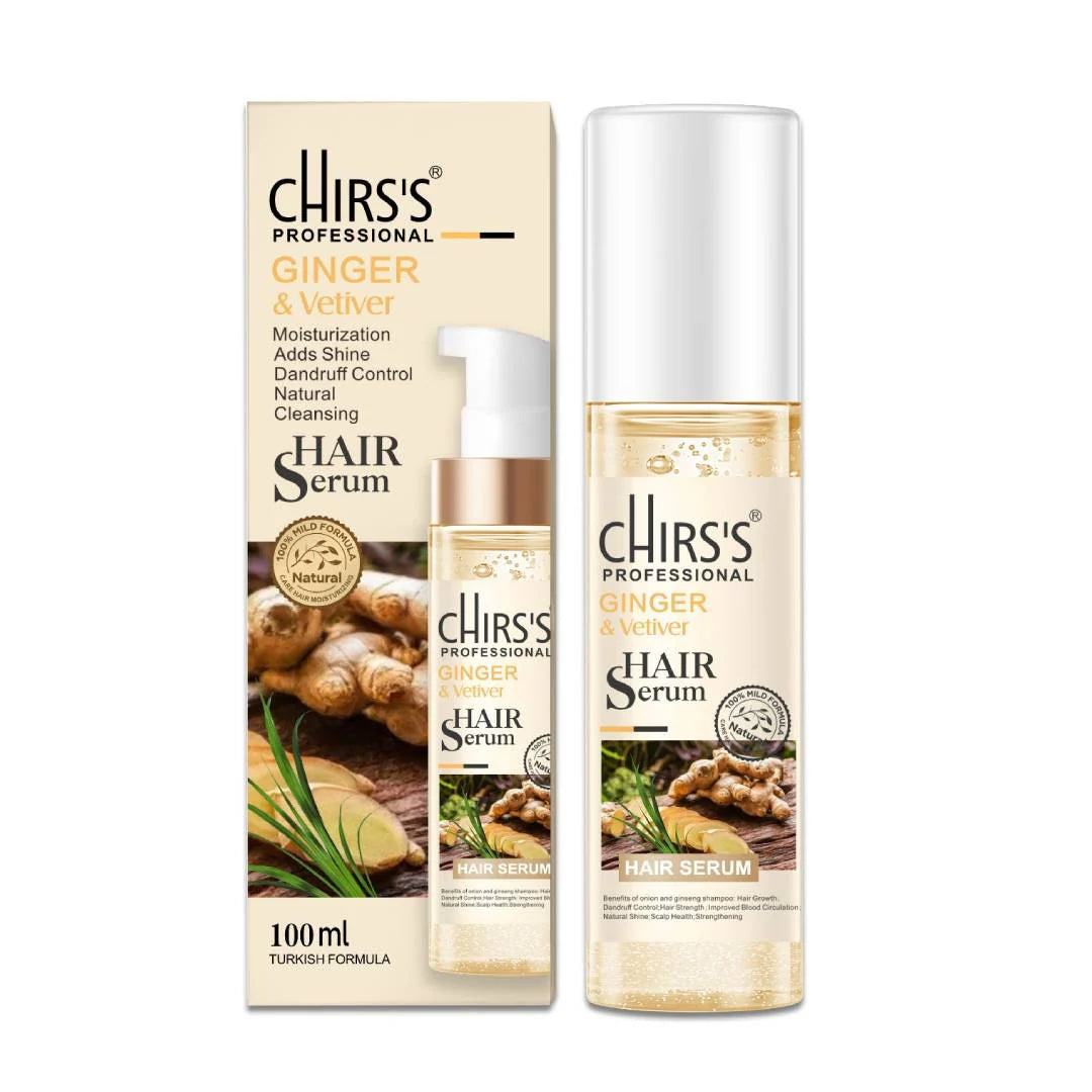 Chris's Professional Ginger & Vetiver Hair Serum - 100ml