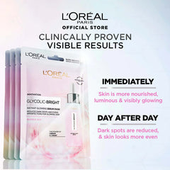 Loreal Paris Glycolic Bright Instant Glowing Serum Mask
