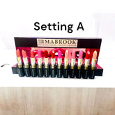 Mabrook Lipstick Pack – 12 Pcs Set