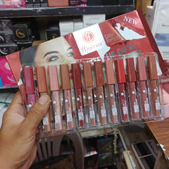Fflomror Matte Lip Gloss - 12 Pcs