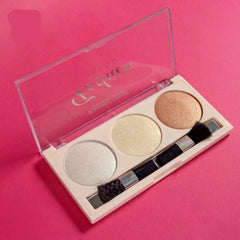 3 in 1 Fashion Trend-Blusher and Highlighter Makeup Kit