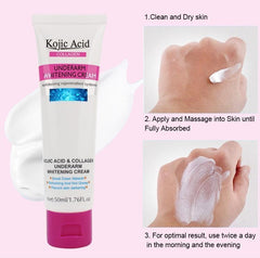 Guanjing Kojic Acid & Collagen Underarm Whitening Cream – Brighten & Smooth Dark Areas 50ml