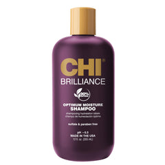 CHI Brilliance 90% Natural Sulfate & Paraben Free Optimum Moisture Shampoo 355ml