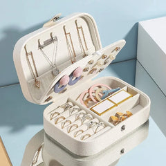 Velvet Multi‑function Jewelry Storage Box