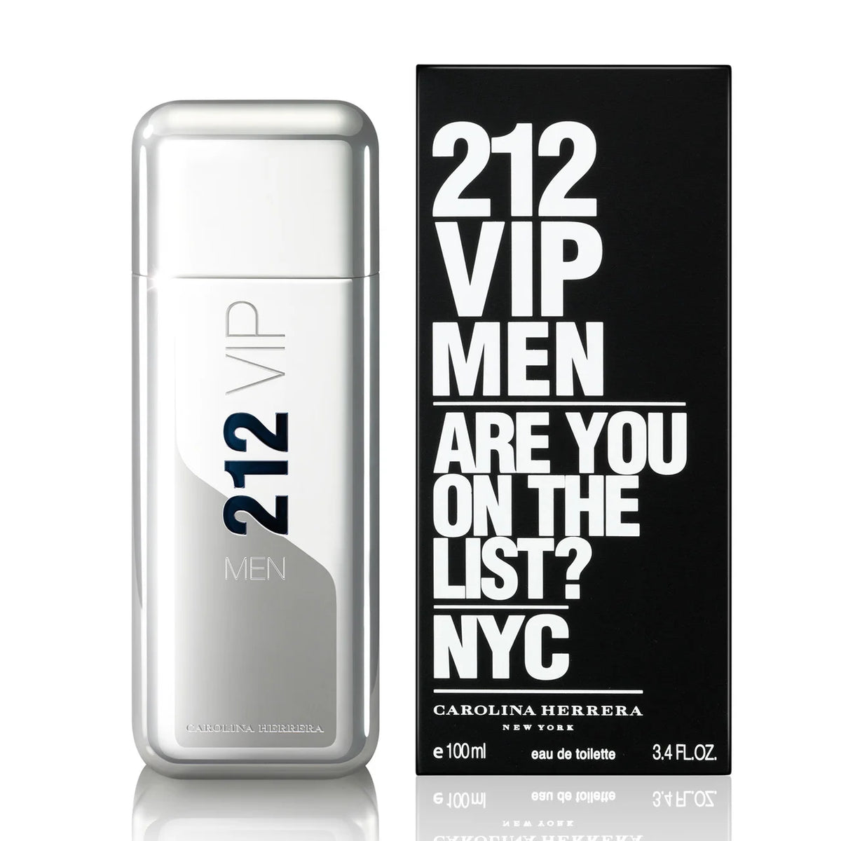 Carolina Herrera 212 VIP Eau de Toilette for Men - 100ml  - Dubai - 100% Original Testers
