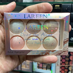 6 Colors Lareen Highlighter Palette