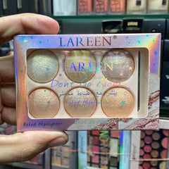 6 Colors Lareen Highlighter Palette