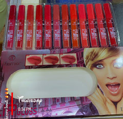 Fflomror Matte Lip gloss - 12 Pcs
