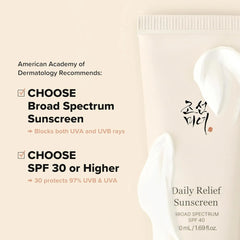 Beauty of Joseon Daily Relief Sunscreen Broad Spectrum SPF 40 – 50ml (Made in Korea)