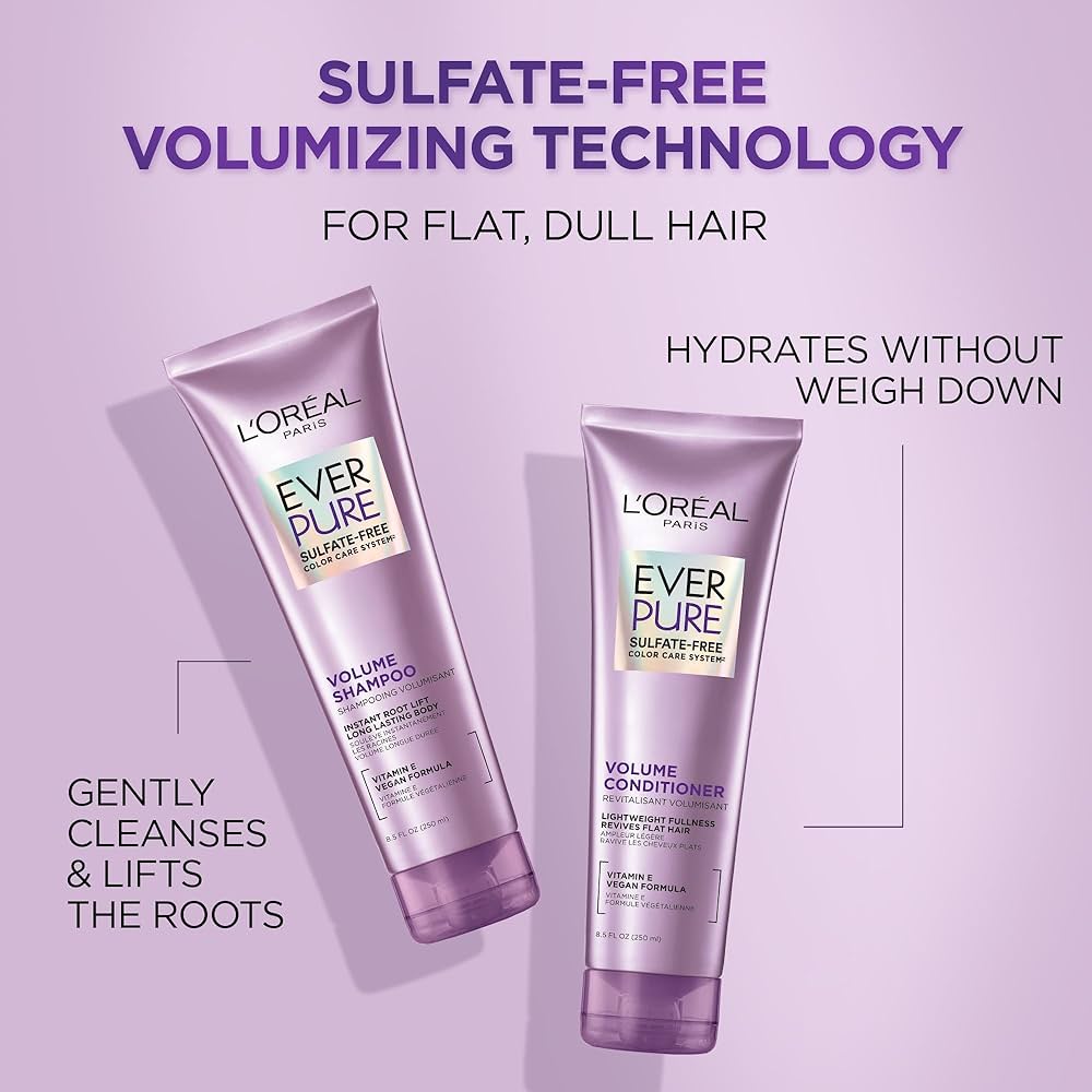 L'Oreal Hair Expert Everpure Volume Shampoo 250ml