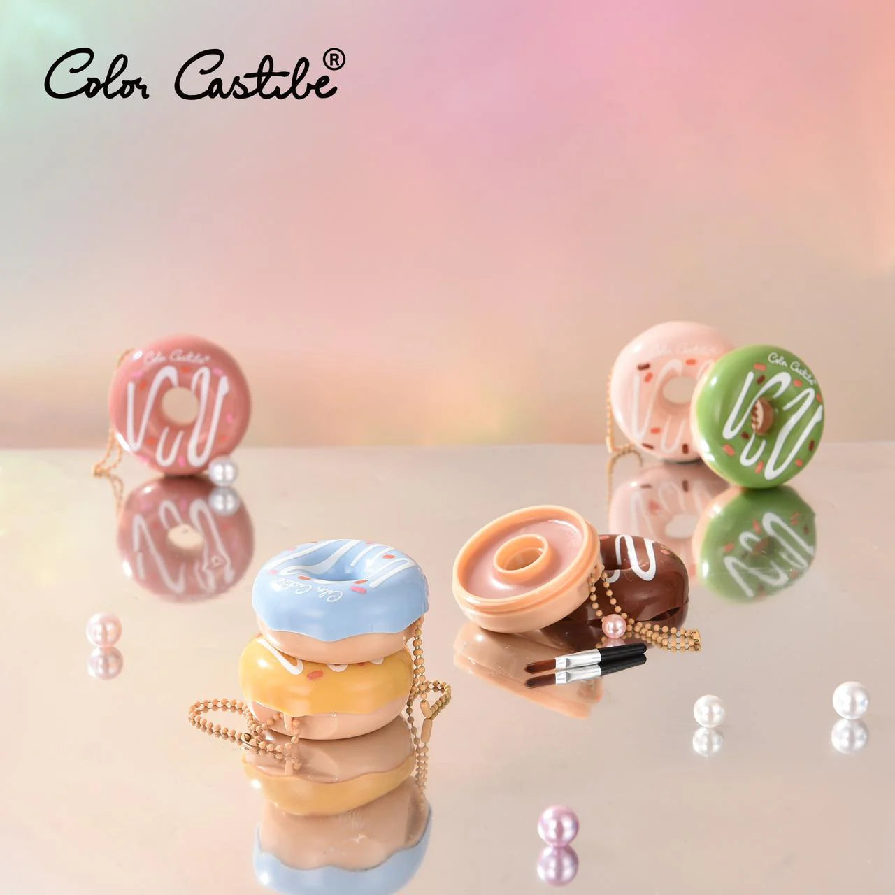 Color Castle Donut Lip Balm Each Color Castle Donut Lip Balm Each