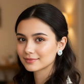 Zarcoon Trendy Stud Tops – Elegant Everyday Earrings