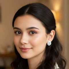 Zarcoon Trendy Stud Tops – Elegant Everyday Earrings