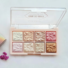 Lareen Time To Meet 8 Color Highlighter Palette