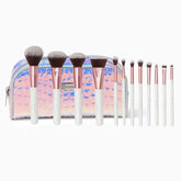 BH Cosmetics Crystal Quartz - 12 Piece Brush Set And Bag
