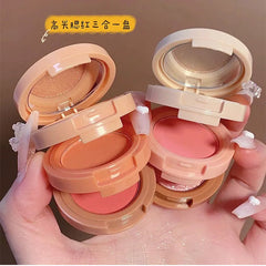 Hudamoji 3-in-1 Highlighter & Blush Palette