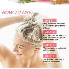 Guanjing Sea Salt Hair Loss Treatment Shampoo - 200gm