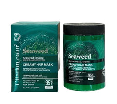 Seaweed Smooth and Shiny Creamy Hair Mask for Dry Frizz Hair - 1000ml
