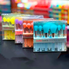 Sweet Beauty Makeup Brush Set Blister X 10 Pcs.