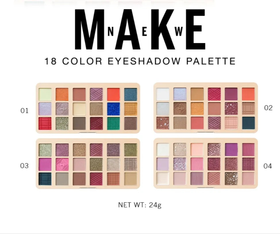 APK 18 Color Eye Shadow Palette