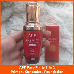 APK Face Finity 3 in 1 Primer Concealer Foundation