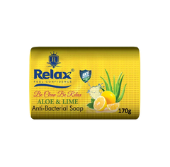 Relax Aloe and Lime Anti-Bacterial Soap  - 170gm