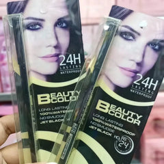 BEAUTY COLOR Long Lasting 100% waterproof No Smudge Jet Black