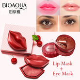 BIOAQUA 60Pcs Eye Mask & 20 Pcs Lip Mask Set