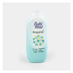 Babi Mild Bioganik Organic Baby Powder, Gentle For Newborn/0+ Years, Hypoallergenic Tested