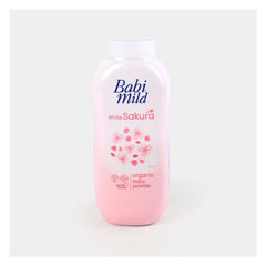 Babi Mild White Sakura Organic Baby Powder, Gentle For Newborn/0+ Years, Hypoallergenic Tested